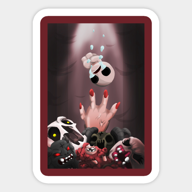 Binding of Isaac Minimalist - Binding Of Isaac - Sticker | TeePublic